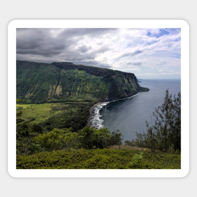 Waipio Bay Sticker by MCHerdering